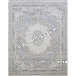 Ковер Турция Для Гостиной Дизайн 70 Серый с Голубым