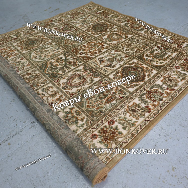 Тонкий Шелковистый Ковер из Вискозы Дизайн 21759