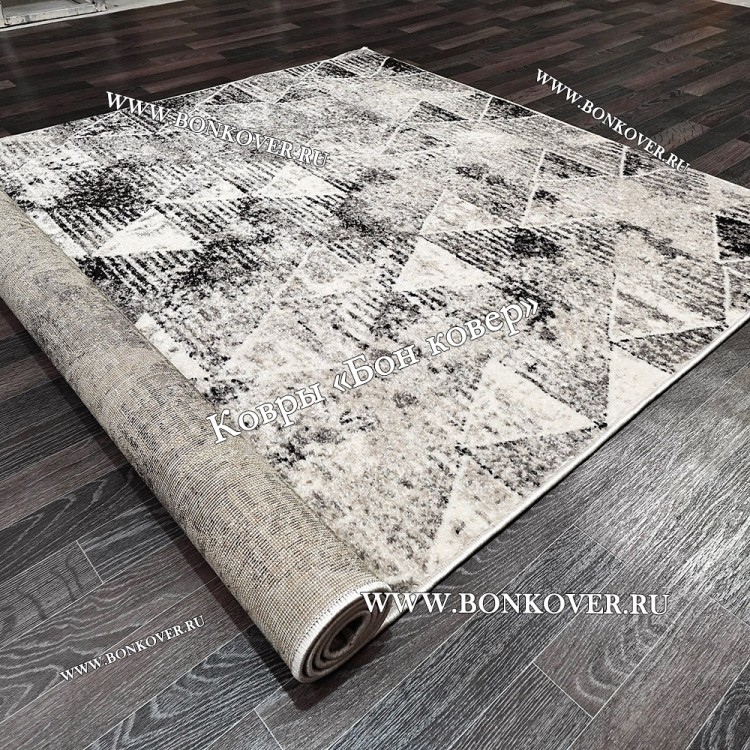 Ковер Лайт Карпет New 05 NN Геометрический Серый