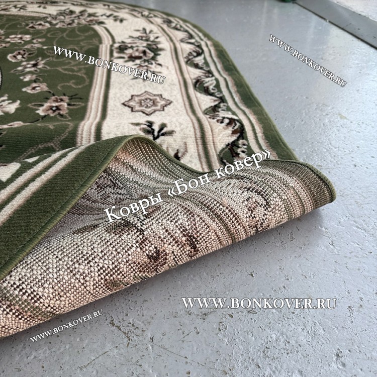 Ковер Лайт Карпет New 4 Дизайн 02 Зеленый Овал